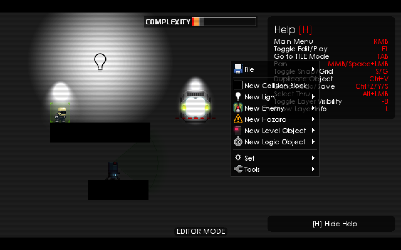 The full level editor provides for hours of customization and replayability.
