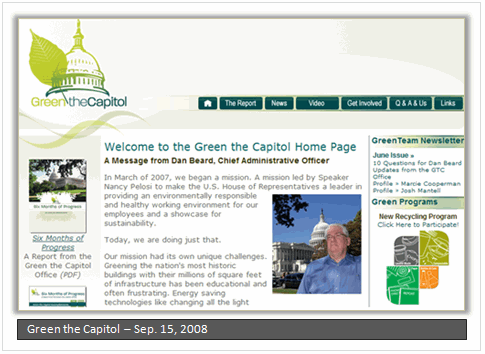 Green the Capitol - Sep. 15, 2008
