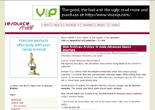 Archive-It Adds Advanced Search Interface