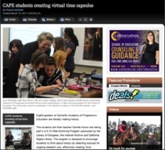 CAPE Students Creating Virtual Time Capsules