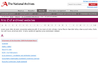 Browse our A to Z
