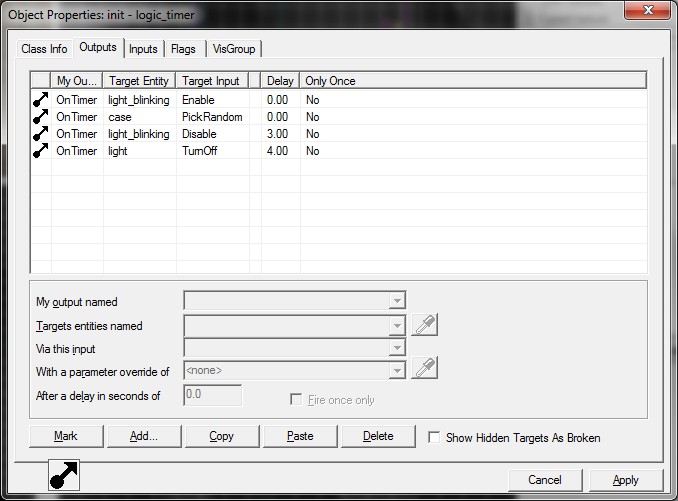 init logic_timer outputs
