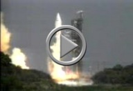 An Atlas Centaur Rocket Launches