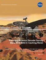 Mars 2018 MAX-C Caching Rover Concept Study