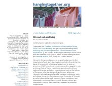 Archiving and Preserving the Web: Future Directions and Applications Archiving and Preserving the Web: Future Directions and Applications