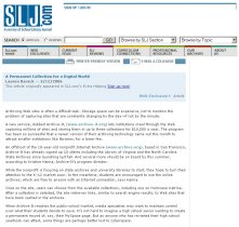 A Permanent Collection for a Digital World A Permanent Collection for a Digital World